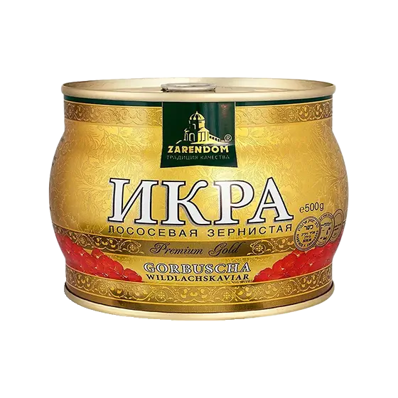 Ікра Горбуші Premium Gold 500гр Zarendom